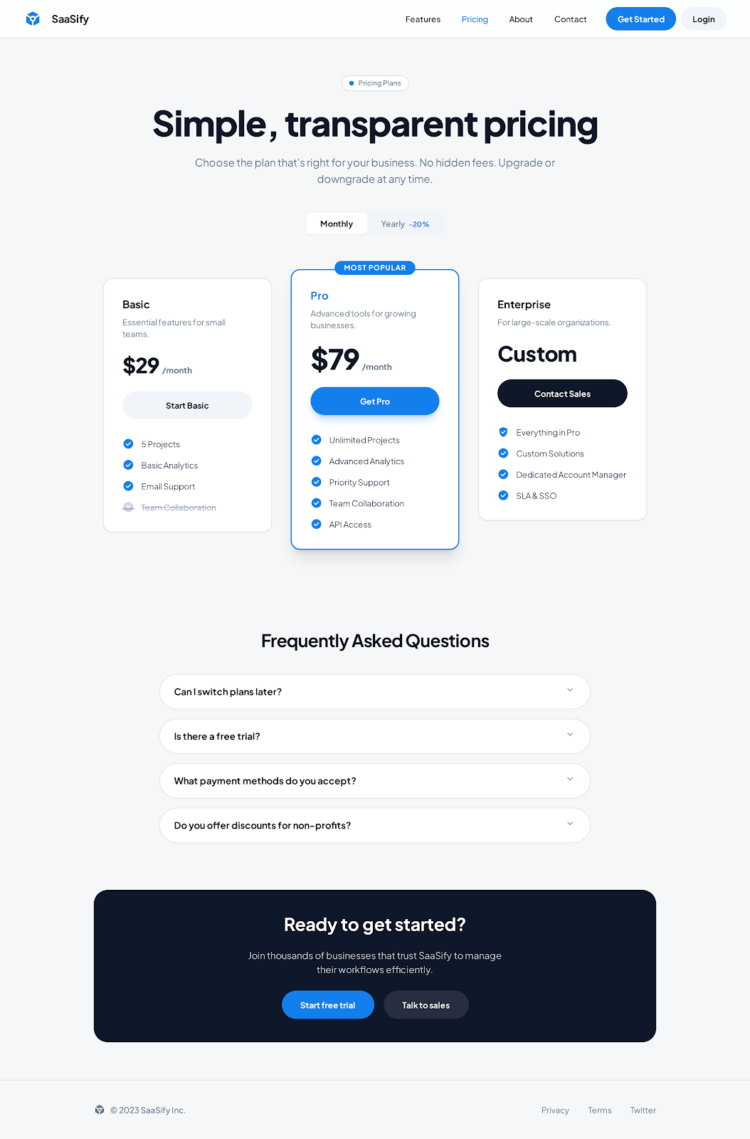 Tiered Pricing Strategy